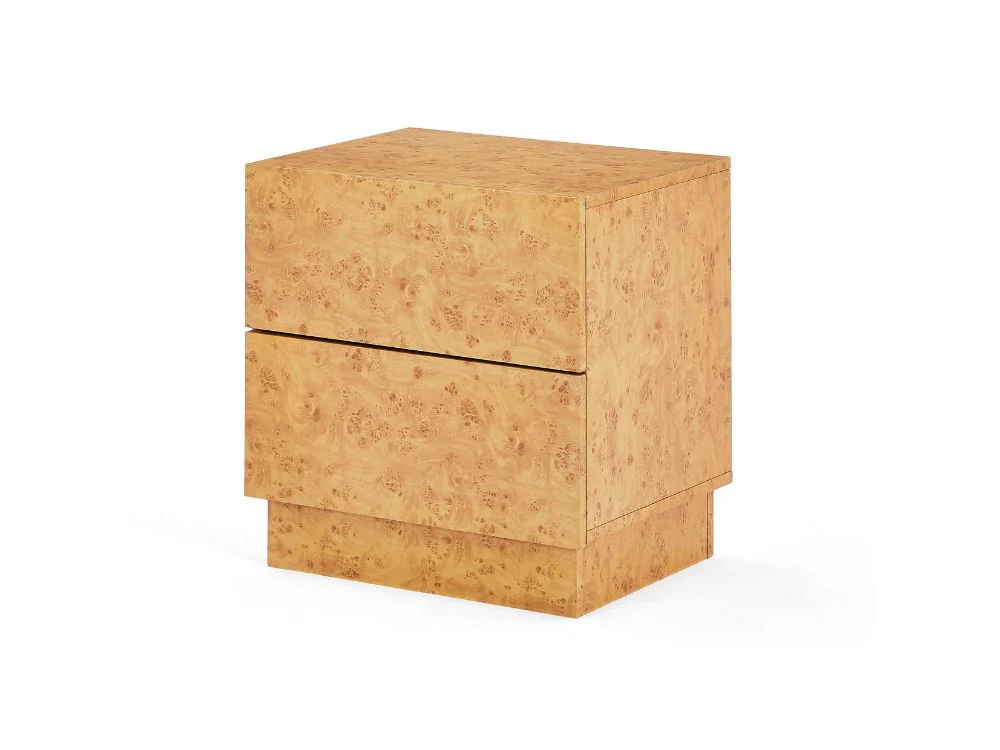 Burlin Burlwood Bedside Table - Image 11