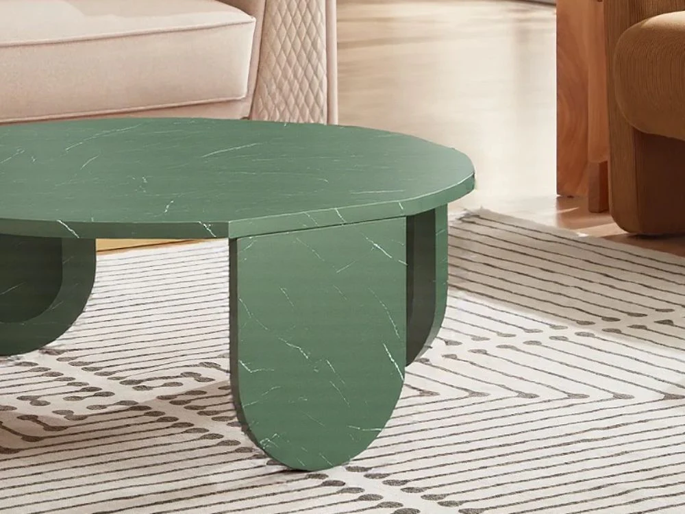 Sienna Coffee Table - Dark Green - Image 2