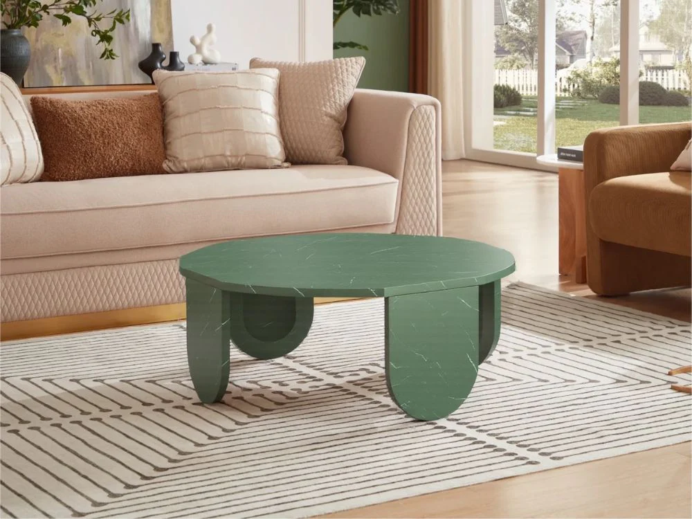 Sienna Coffee Table - Dark Green - Image 5